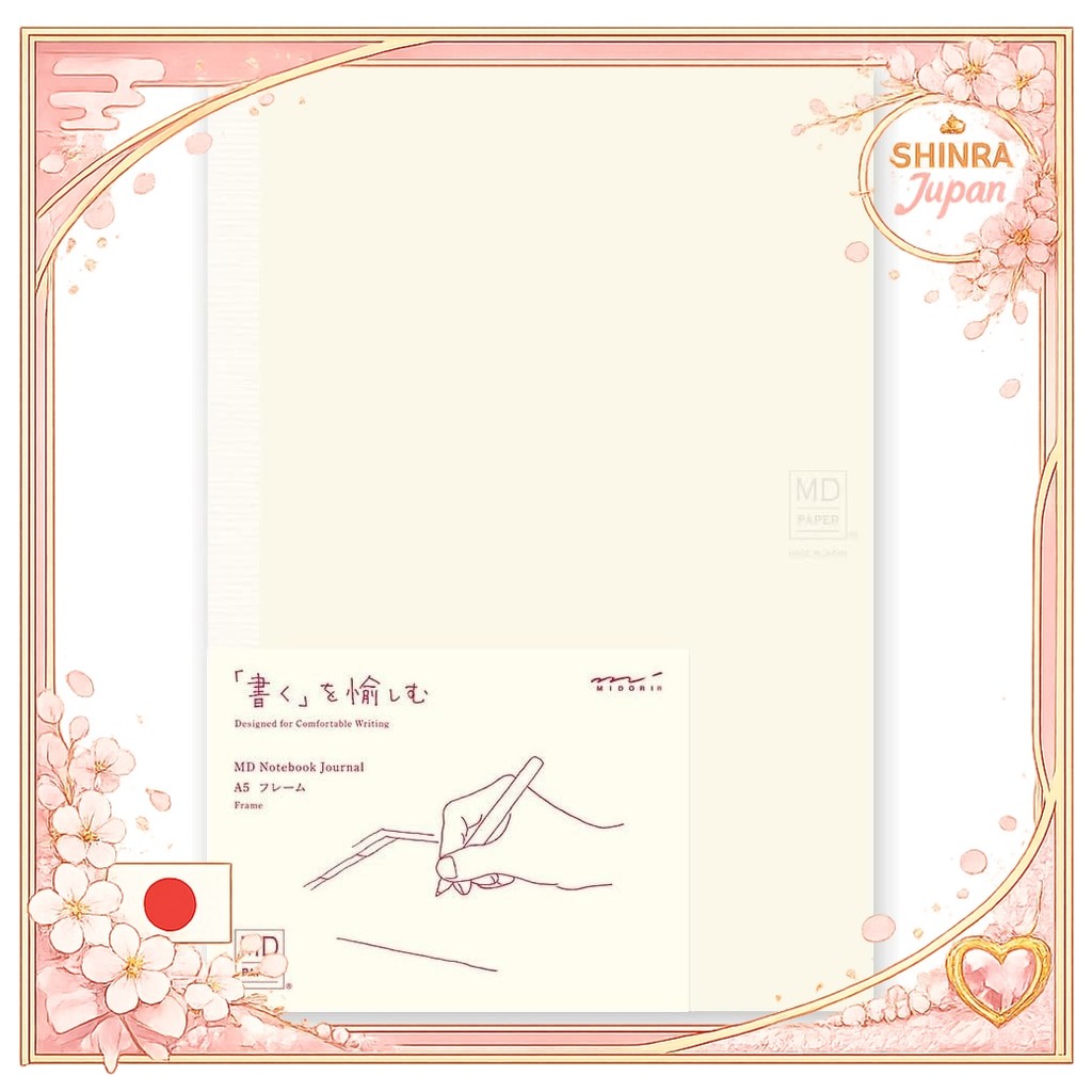 《Direct From Japan》  DESIGNPHIL MIDORI Note MD Note Journal A5 Frame A 15309006From Japan to Everyon