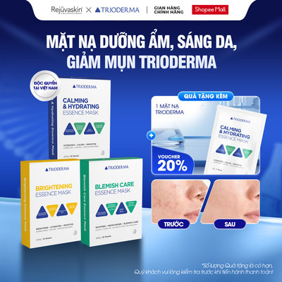 Mặt Nạ Dưỡng Da Trioderma Essence Mask - Cấp Ẩm, Phục Hồi, Sáng Da, Chăm Sóc Da Toàn Diện