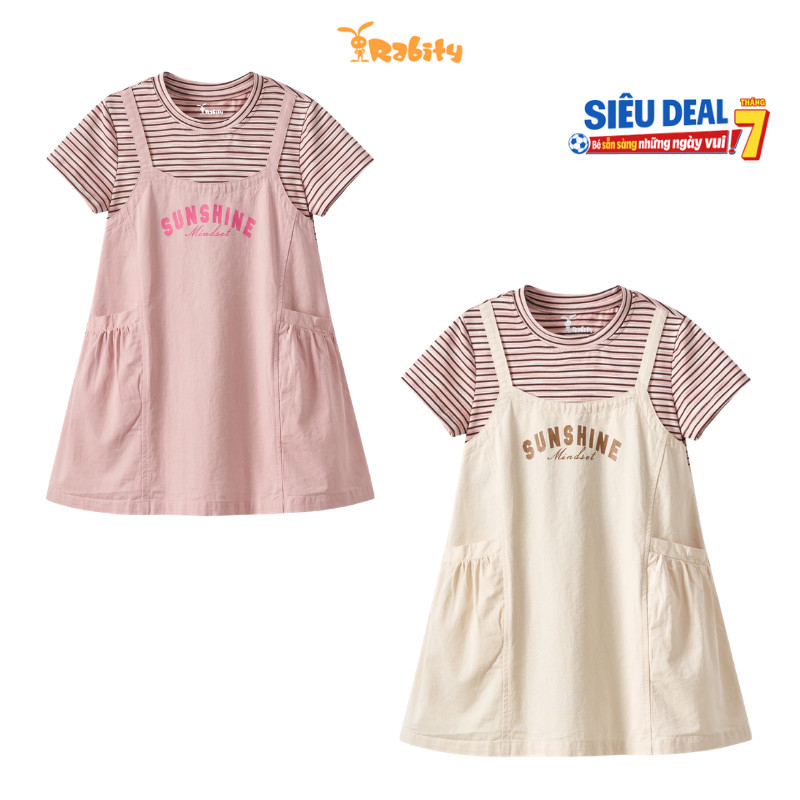 Yếm váy kaki bé gái Rabity 956.009