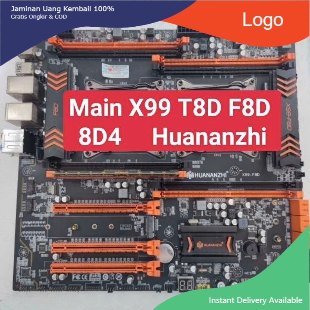 Main X99 T8D F8D 8D4 Huananzhi. Socket LGA 2011 Đã Qua Sử Dụng
