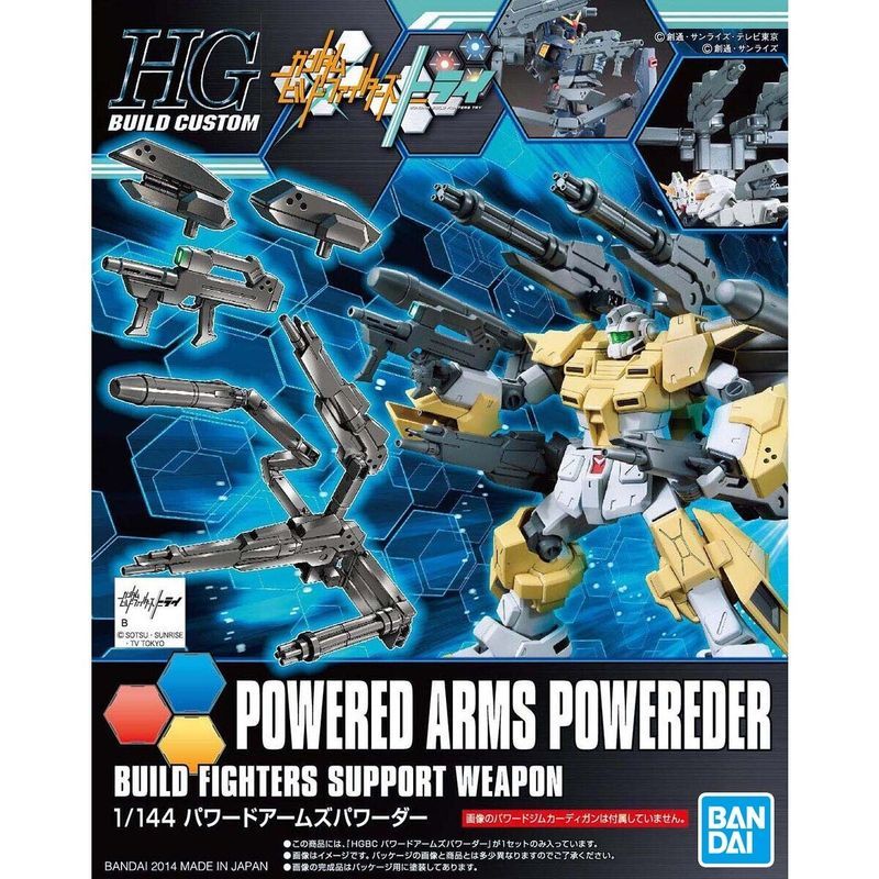 Hàng sẵn có Bandai HGHGBC1 / 144 Gundam Chuang Warrior Mạnh mẽ Jim Power Weapon Kit Bộ phụ kiện