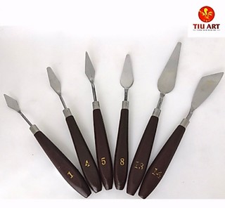 Bay Đắp Vẽ Cán Nâu chọn số