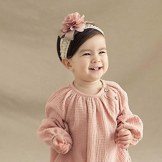 Băng Đô Cài Tóc Phối Hoa Cho Bé Gái
