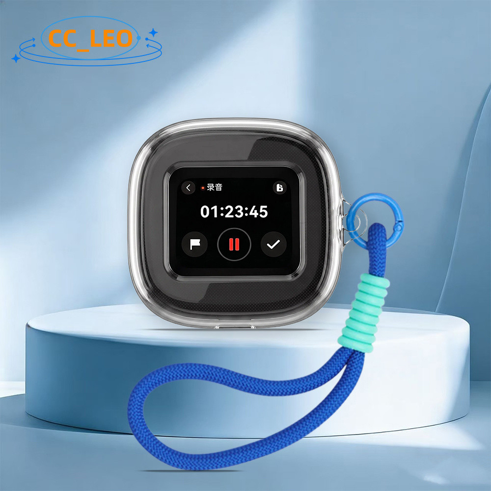 Compatible with Anker Soundcore Liberty 5 Pro Max Case Clear TPU Soft Case Cute Lanyard Suitable for