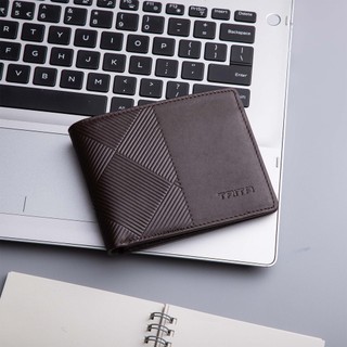Ví nam da bò Trita (Thời trang nam dáng ngang - Ví da RVN05) Bagsmart