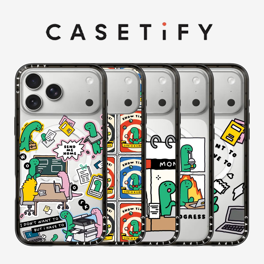 CASETiFY Joguman Ốp lưng khủng long nhỏ ngộ nghĩnh cho iPhone 16 ProMax 17 17Pro 15 13 14 12 16 16Pr