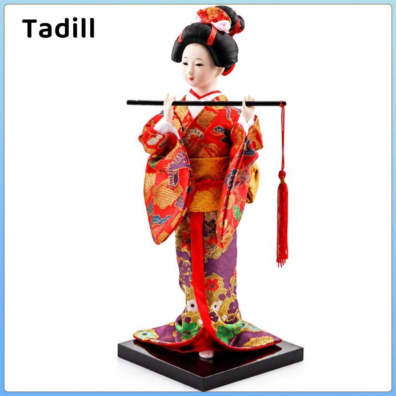 Nhật Bản Geisha Hình Trang Trí Tóc Để Bàn Búp Bê Geisha R9001