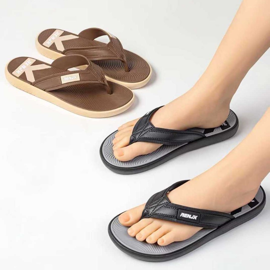 Giày Sandal Mùa Hè 2026 Dép Nam Mới Flip-Flops Đi Biển Flip-Flops Flip-Flops