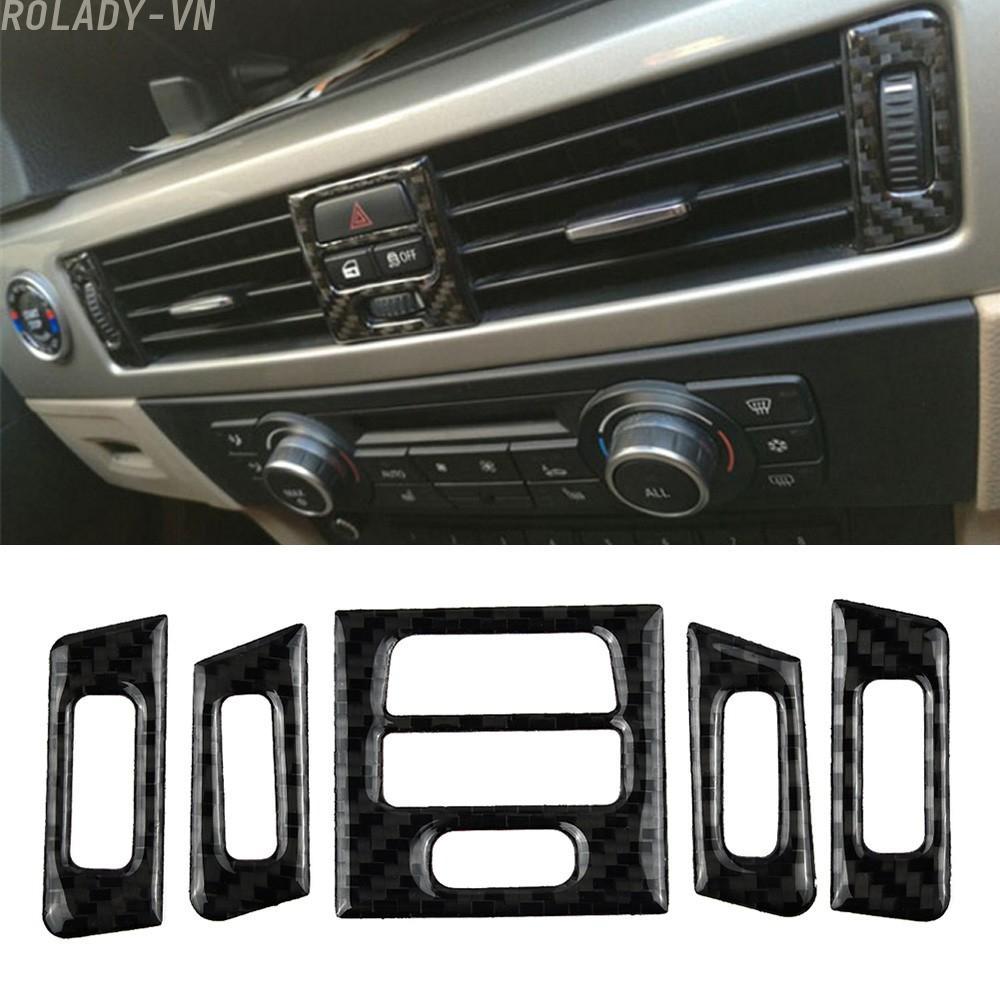 #ROYALLADY#Air Outlet Trim For BMW 3 Series E90 E92 E93 2005-2012 5pcs Vent Useful