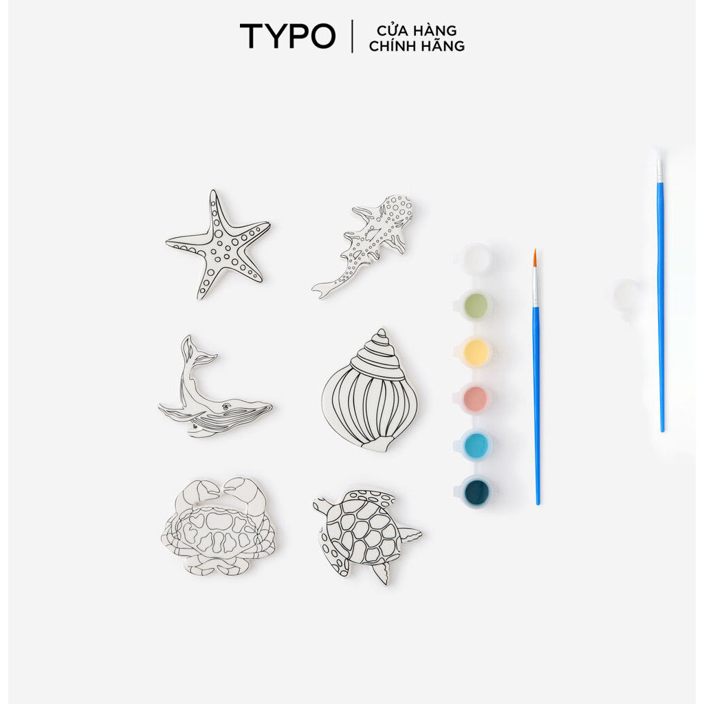 TYPO - Bộ Tượng Sứ Kèm Vẽ 3D Paint By Numbers - 1686305-05