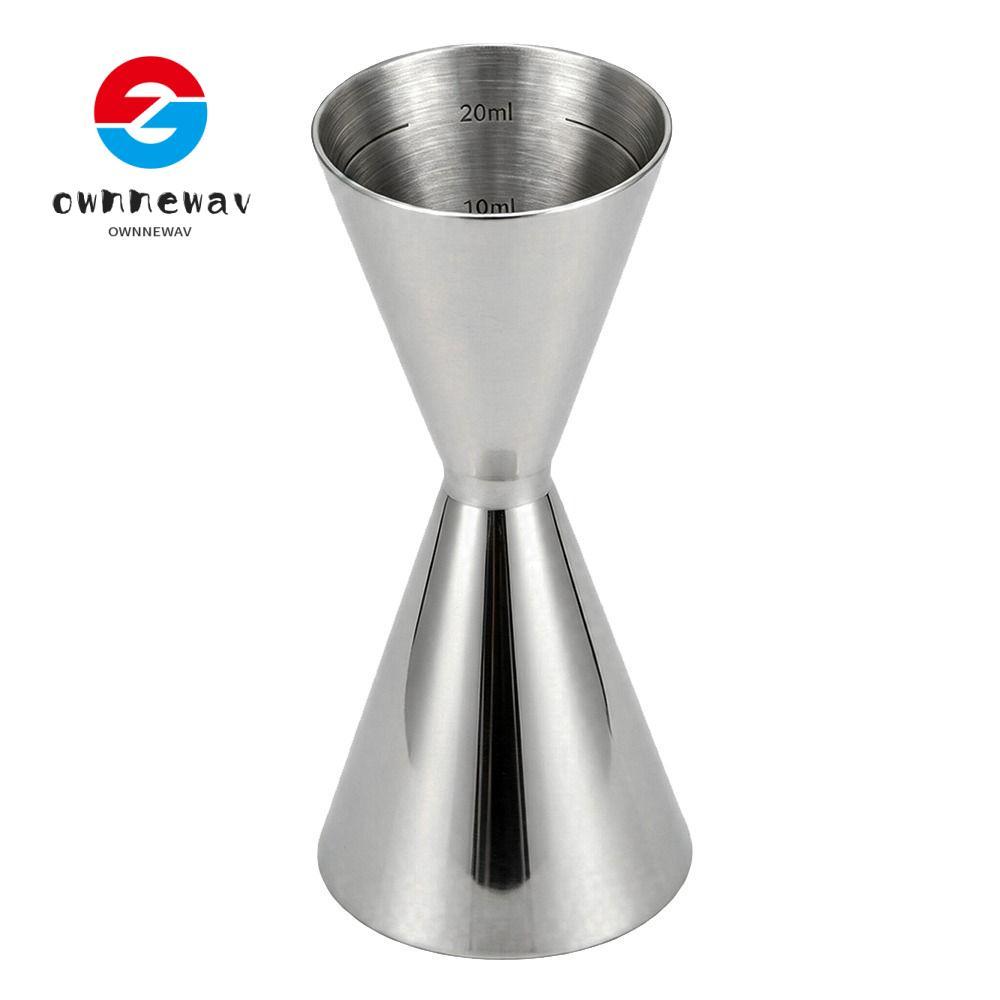 Jigger Inox TOWNNEPH, Cốc Đo Rượu Inox 304 Bóng, Tiệc Jigger Hai Mặt Cao Cấp