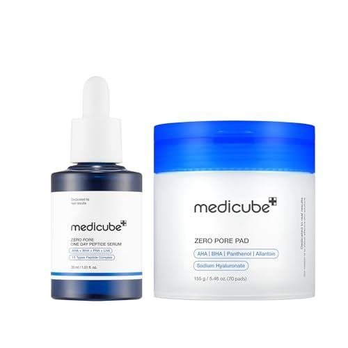Medicube Daily Zero Pore Reset Duo: Zero Pore 10 Peptide Serum và Zero Pore Pads 2.0 | Bộ chăm sóc d