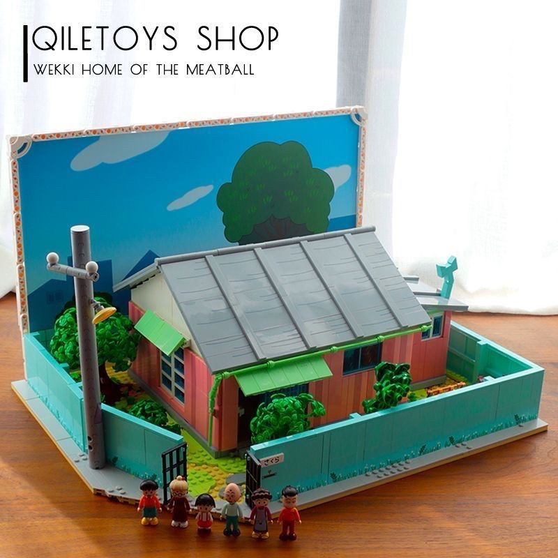 Cho đến khi Cherry Maruko Đồng Thương Hiệu Khối Xây Dựng Quy Mô Lớn Mô Hình Nhà Lắp Ráp Đồ Chơi Quà 