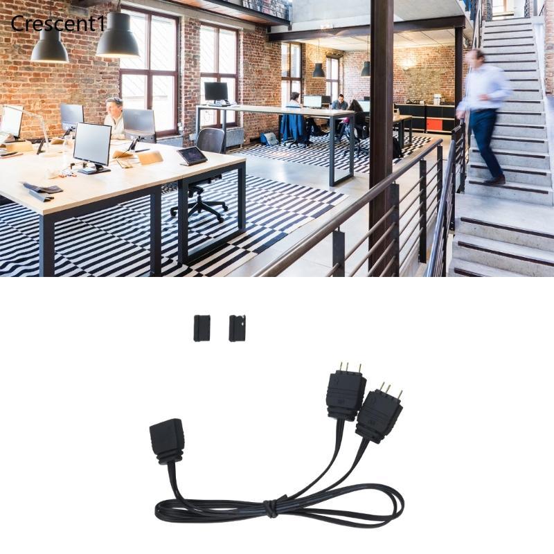 CRE 1PC 5V 3Pin VDG sang 5V 3Pin ARGB SYNC Adapter Cáp Cho Bo Mạch Chủ Gigabyte SYNC