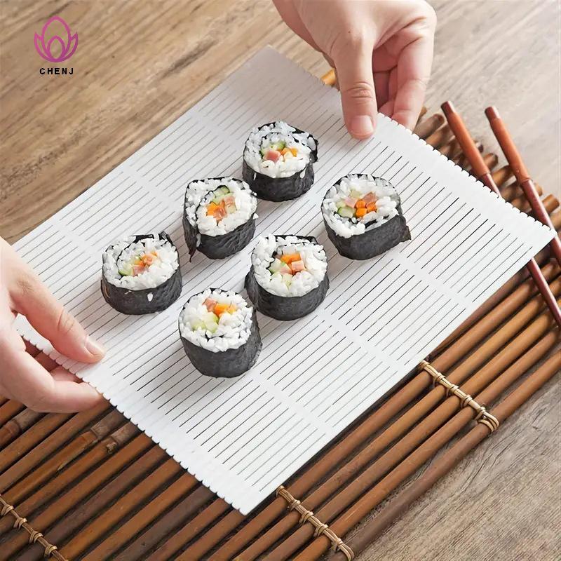 [CENJ] Thảm lăn Sushi DIY Có thể giặt được Thảm khuôn cuộn Sushi có thể tái sử dụng DIY Food Rolling