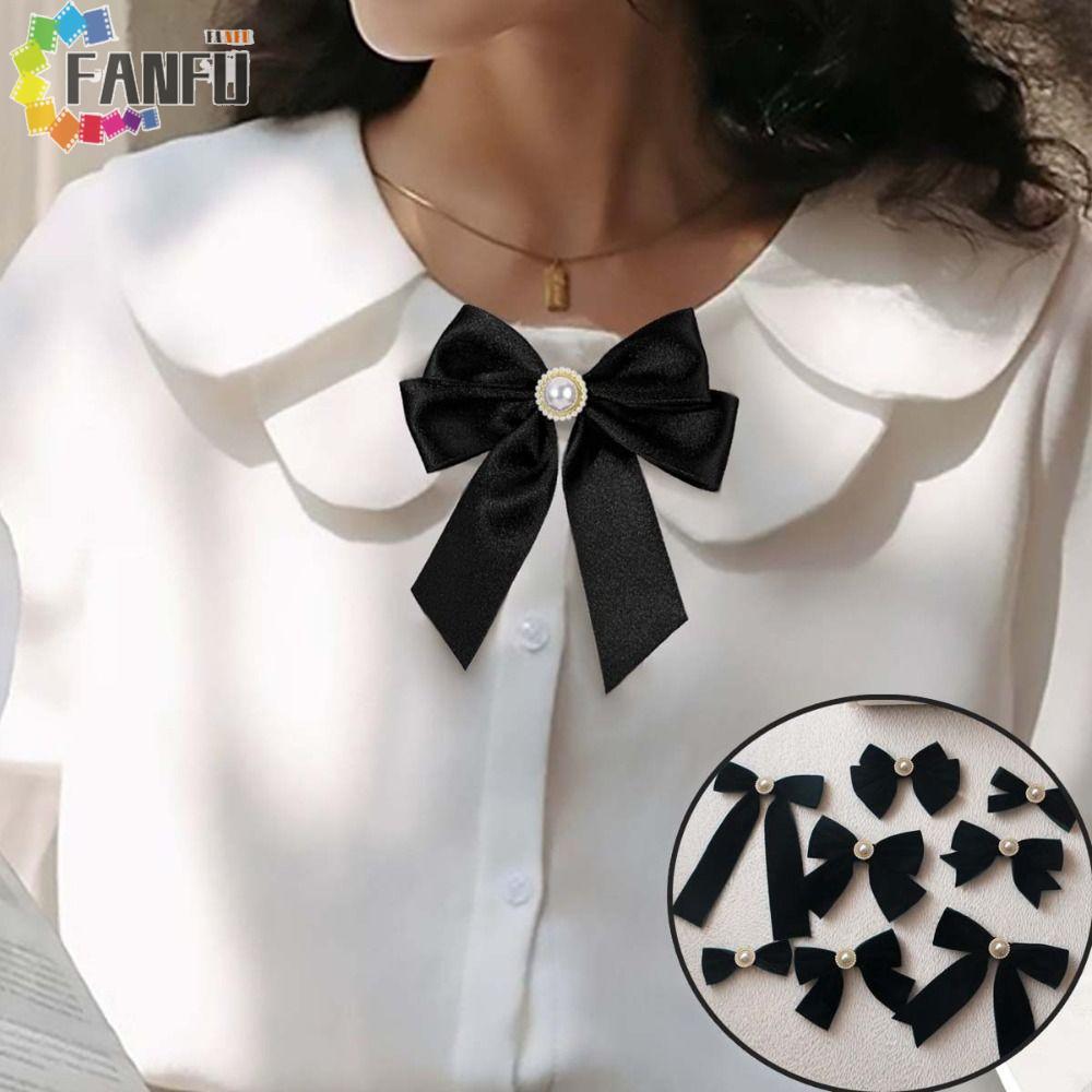 FANFUZOUZU Ruy Băng Đen Pin, Nhận Thức Ung Thư Vú Nơ Đen Trâm Cài, Da Ngọt Ngào Ung Thư Tang Lễ Ruy 
