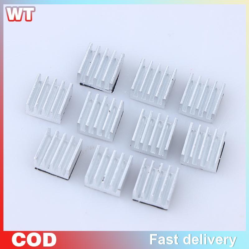 [WT] 10 Chiếc A4988 Trình Điều Khiển Bước Tản Nhiệt Nhôm Tản Nhiệt Tản Nhiệt Làm Mát Bộ Phận Máy In 