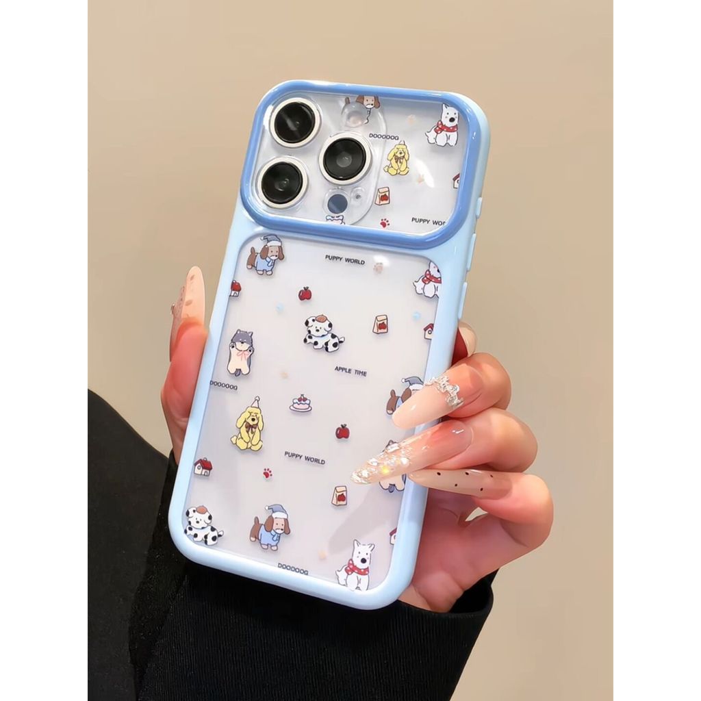 Ốp Điện Thoại Thích Hợp Cho iPhone 13 14 15 16 17 Pro max Puppy Party Chống Sốc Chống Sốc Vỏ Bảo Vệ 