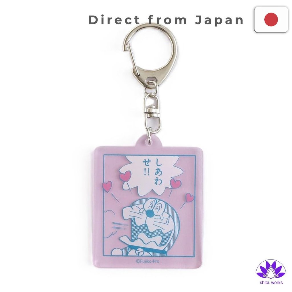 Móc khóa acrylic Doraemon Tia Chớp Xanh Hồng DG-360 ★Direct from Japan★