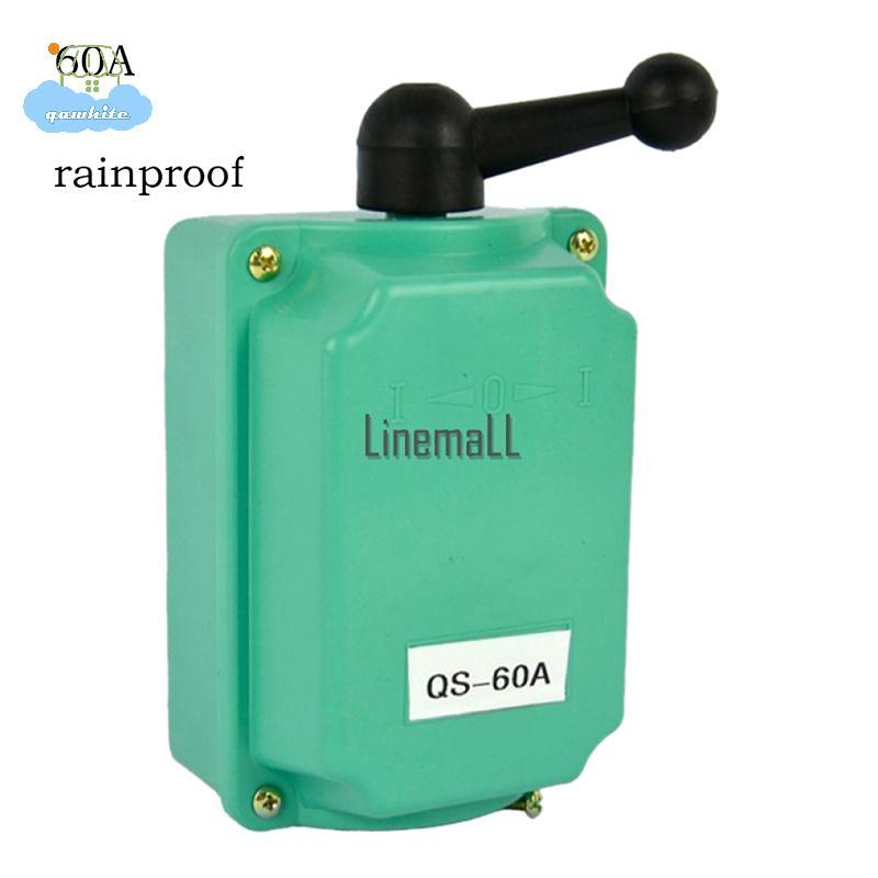 [LI] 60 A Drum Switch Forward / Off / Reverse Motor Control Đảo chiều chống mưa [IE]