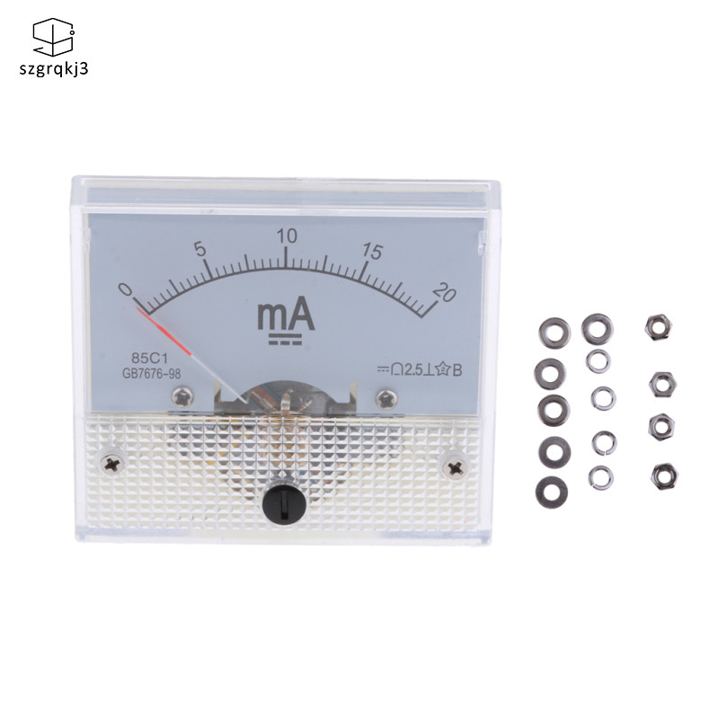 Ampe kế bảng hiện tại tương tự để kiểm tra mạch - Có sẵn DC 0-1mA đến 0-20A