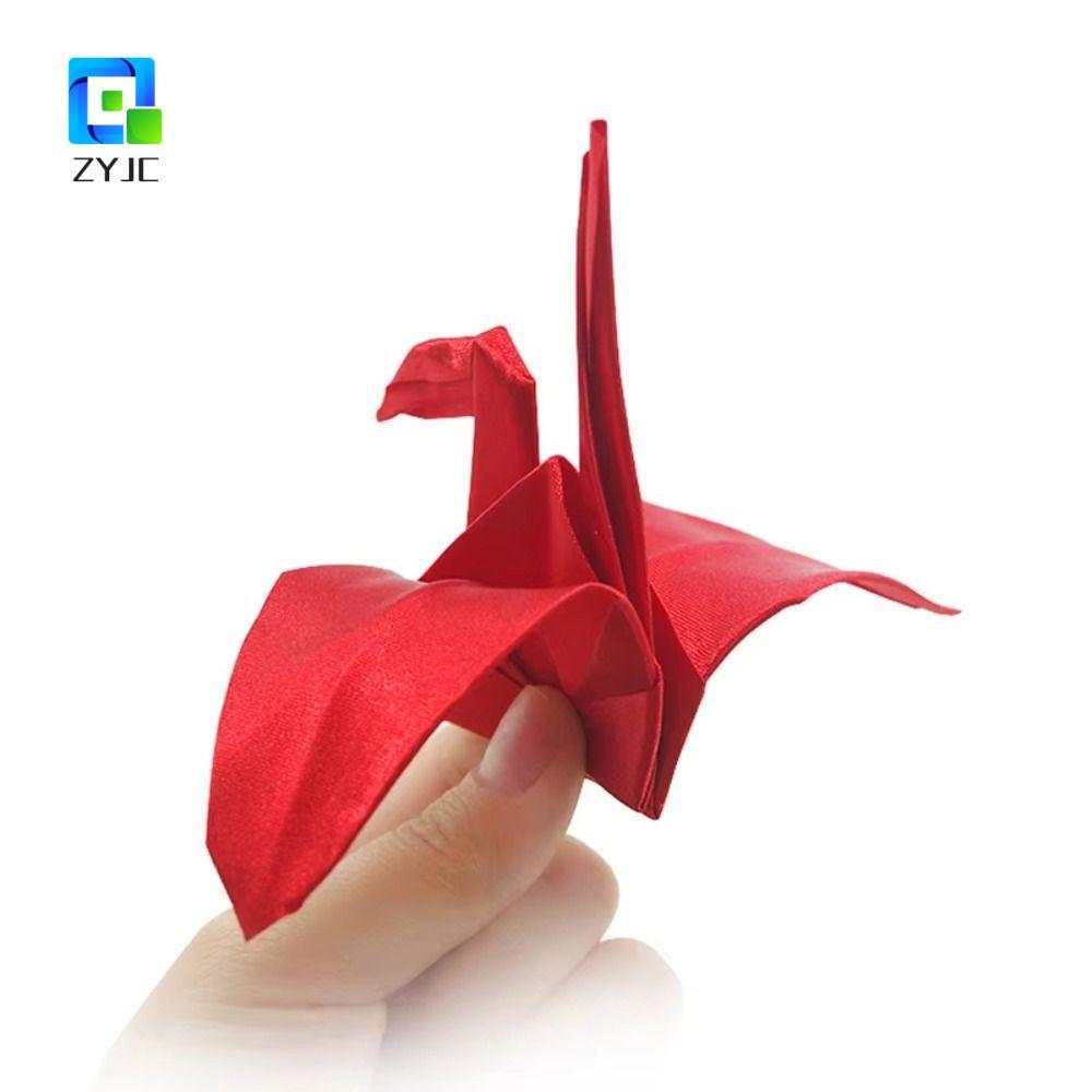 ZYJC Magic Trick Paper Crane, Gimmick Accessories Close Up Origami Crane Magic, Stage Performance St