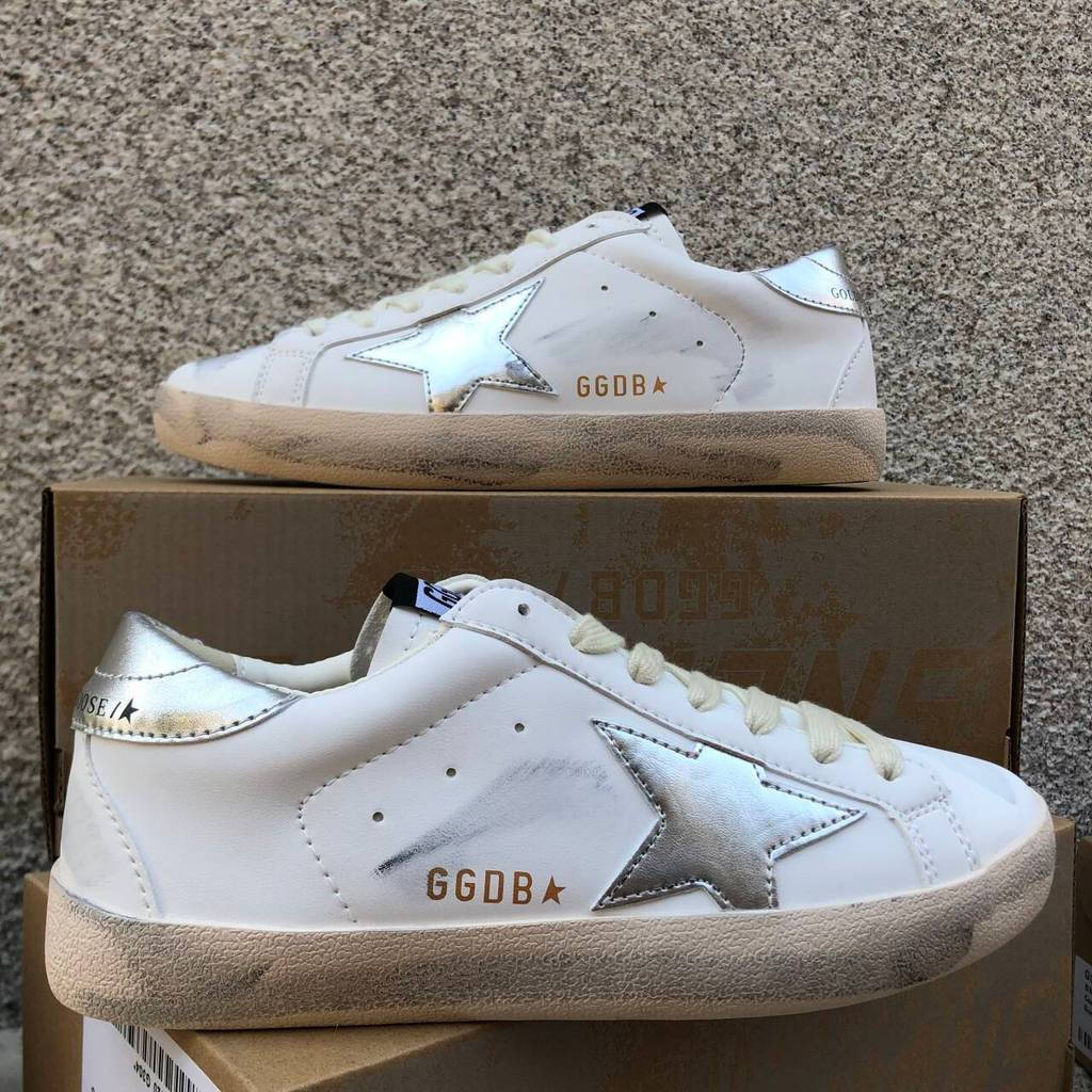 Giày thể thao thời trang cổ thấp Golden Goose Star R9WE