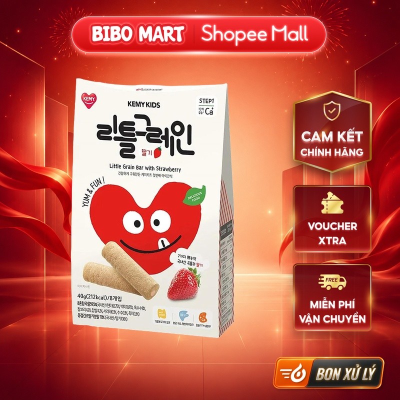[LIVE] Bánh Ngũ Cốc Ăn Dặm Kemy Kids Hàn Quốc Cho Trẻ Từ 8 Tháng - Bibo Mart