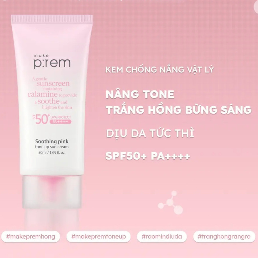 Kem Chống Nắng Make Prem Dưỡng Ẩm Và Nâng Tone 50ml-PREM7