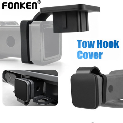 Fonken Đa Năng 2 Inch Trailer Hitch Ống Bao Kéo Móc Cao Su Cắm Nắp Chống Bụi RV Xe Ô Tô Xe Ô Tô Trailer Hitch Cap Bảo Vệ Bụi