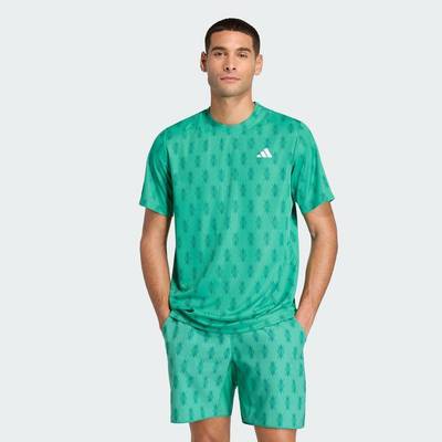 adidas Quần vợt ÁO THUN GRAPHIC CLUB TENNIS CLIMACOOL Nam màu xanh lá KD1744