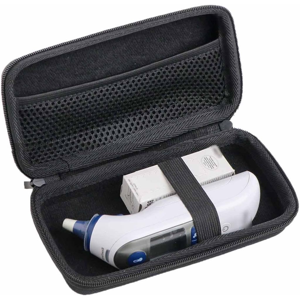 Vỏ cứng tương thích với nhiệt kế đo tai/hồng ngoại, tương thích với iHealth, MILDSIX, KDT EasyEast E
