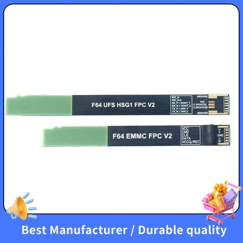 F64 cho Flash 64 EMMC FPC V2 / UFS HSG1 FPV Cáp 2 trong 1 MỚI cho Flash 64 Lite F64 UFS HSG1 FPC V2