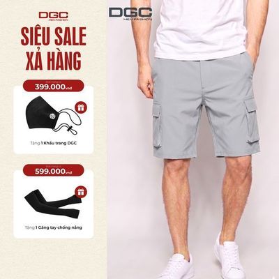 Quần sooc nam SQSBD13M-S - Quần Short túi chéo trước, túi hậu sau