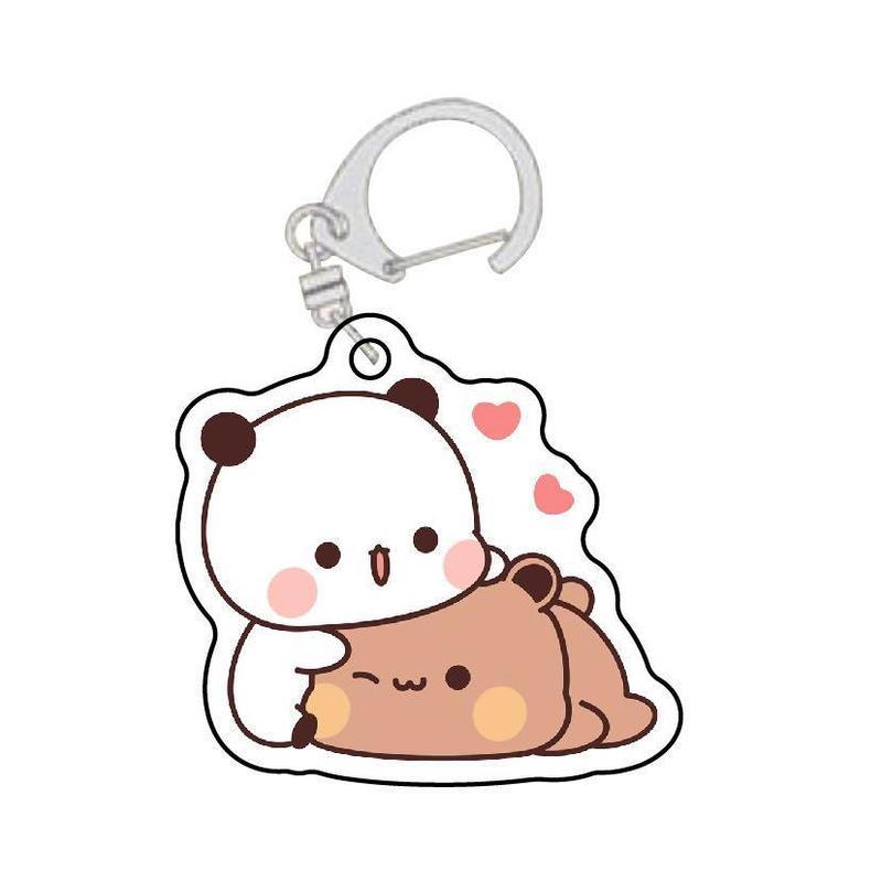 [Mặt dây chuyền] 5cm Dễ Thương Nhỏ Hai Vải Móc Khóa Một Hai Mặt Dây Chuyền Acrylic Sinh Viên Hoạt Hình Ins Độc Đáo Schoolbag Đồ Trang Trí 22 Phong Cách