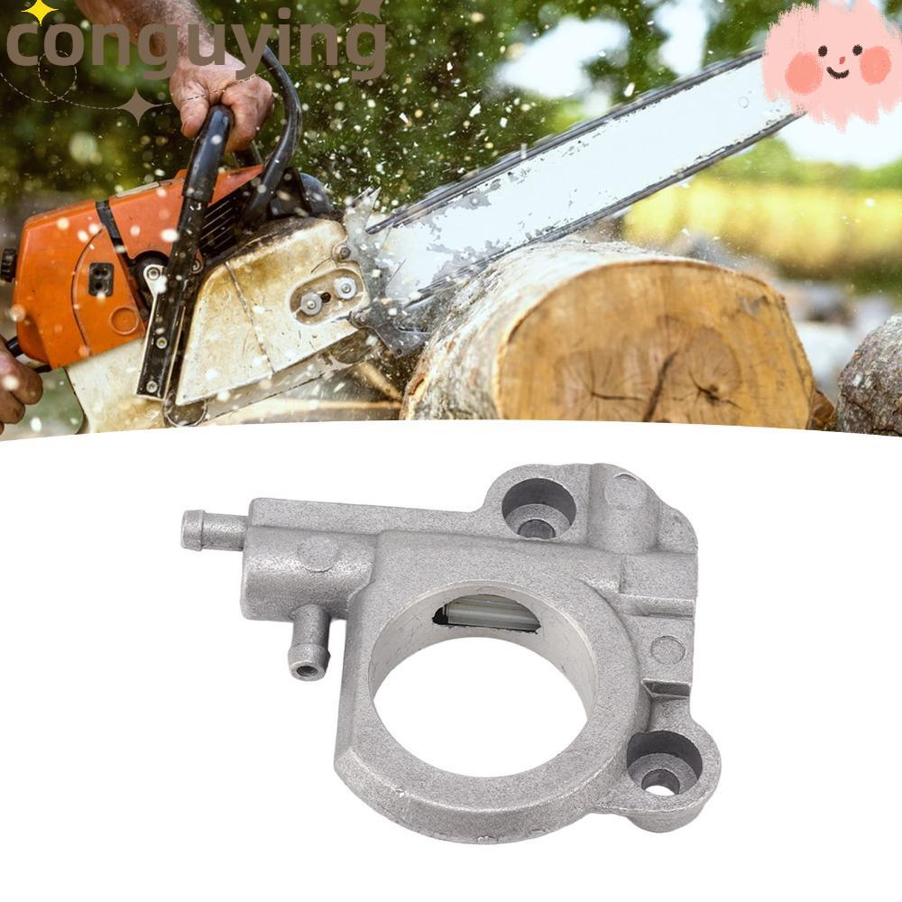 CONGUYING Máy Bơm Dầu Cưa Xích, Lắp Ráp Dầu Tự Động Sắt Nhỏ Gọn, Bạc Dễ Dàng Lắp Ráp Bơm Dầu Cho CS5