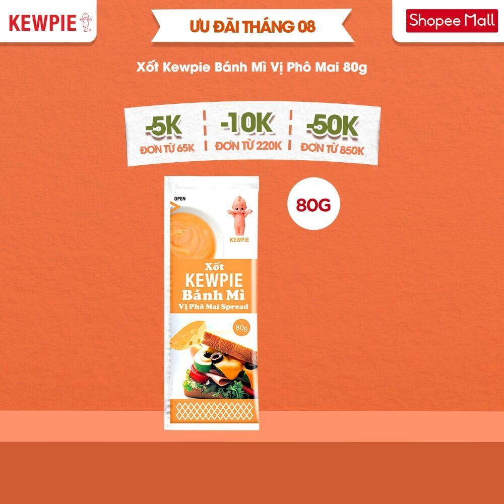 Xốt Kewpie Bánh Mì Vị Phô Mai 80g