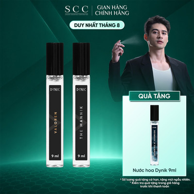 Combo 2 Chai Nước Hoa Nam Dynik 9ml - Nước Hoa Nam Chính Hãng Nhỏ Gọn Lưu Hương Lâu Cuốn Hút