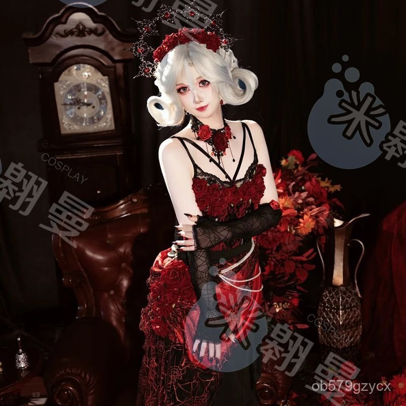 Set Cosplay Blood Queen Marie Identity V skin Hòa nhạc Halloween đồ nữ game