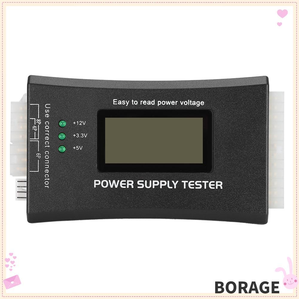 Máy tính BORAG Máy tính PC Power Supply Test, Màn hình LCD Kết nối 20 / 24 Pin ATX Power Supply Test