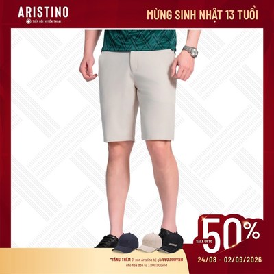 [ARISTINO x NGUYÊN KHANG] Quần Short Thể Thao Aristino Regular Fit ASO019AS2