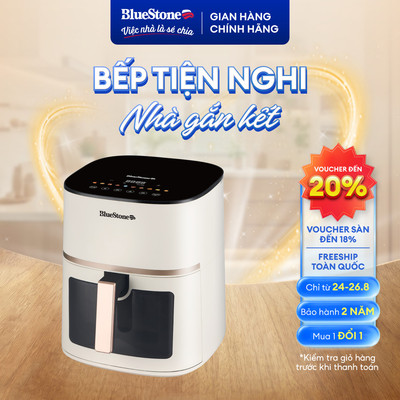 [Bluestone] Nồi Chiên Không Dầu BlueStone AFB-5857 | 7 Lít – 1800W – Bảo Hành 2 Năm