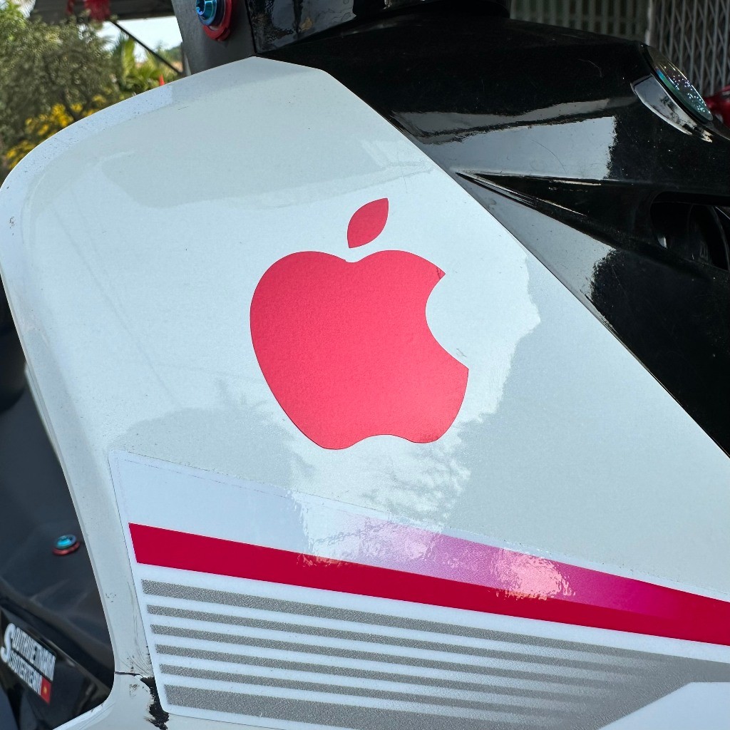 logo trái táo iphone-chất liệu decal 3 lớp