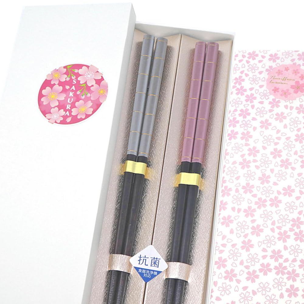 "Premium Japanese Couple's Chopsticks Set - Eco-Friendly & Gift-Ready"