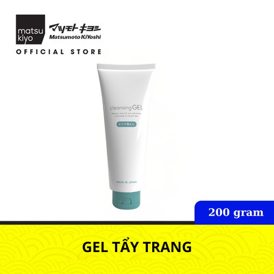 Gel Tẩy Trang Dịu Nhẹ Matsukiyo Mild Cleansing Gel Giúp Da Sạch Sẽ, Mềm Mịn 200g