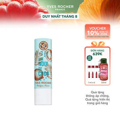 Son dưỡng hương dừa Yves Rocher Lip Balm Coconut 4.8G