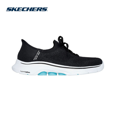 Giày Thể Thao Nữ Skechers Slip-ins GOwalk 7 Via Đi Bộ - 125213-BKAQ Air-Cooled Memory Foam