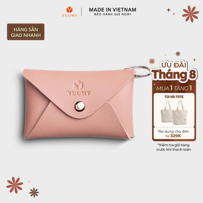 Ví Yuumy (Thời trang nữ nắp gập cỡ nhỏ - Ví móc khóa da thời trang YMK11) Bagsmart