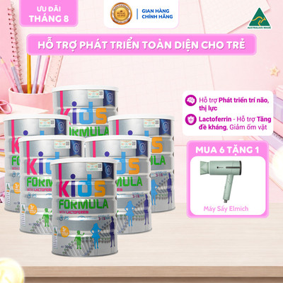 Combo 6 Hộp Sữa Hoàng Gia Úc ROYAL AUSNZ Kids Formula Cho Trẻ 3 - 18 Tuổi (Hộp 900g)