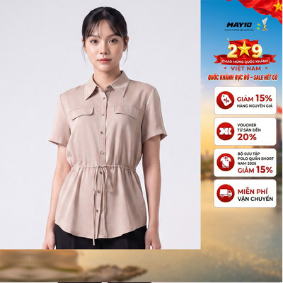 Áo Sơ mi nữ cộc tay May 10 mã 010226239TT